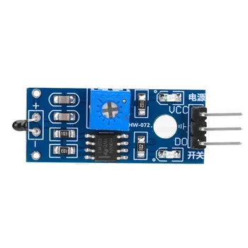 Модуль теплового датчика Модуль высокочувствительного датчика температуры DO Термисторный датчик с цифровым выходом NTC для Arduino DIY Kit