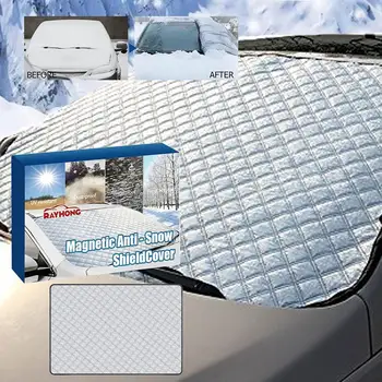 1 шт. Лобовое стекло Солнцезащитный чехол Магнитный авто Снег Ветрозащитный для внедорожника / MPV Защита от замерзания Солнцезащитный козырек Автоаксессуар