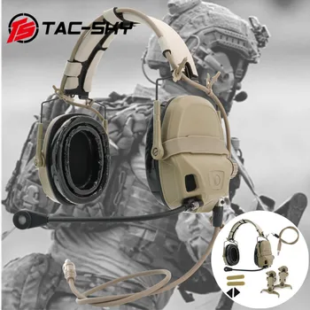 TS TAC-SKY Военная тактическая гарнитура Новая цифровая гарнитура с двойным DPS AMP, совместимая с военной версией PELTOR / FCS / EARMOR PTT