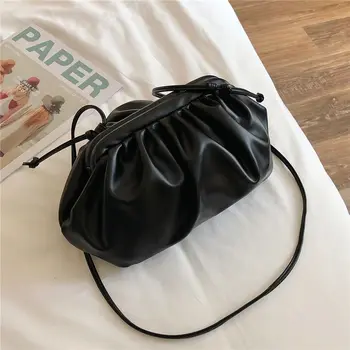 Han Edition Модный женский пакет 2023 г. Новая сумка на одно плечо с наклонным плечом Складная сумка для пельменей